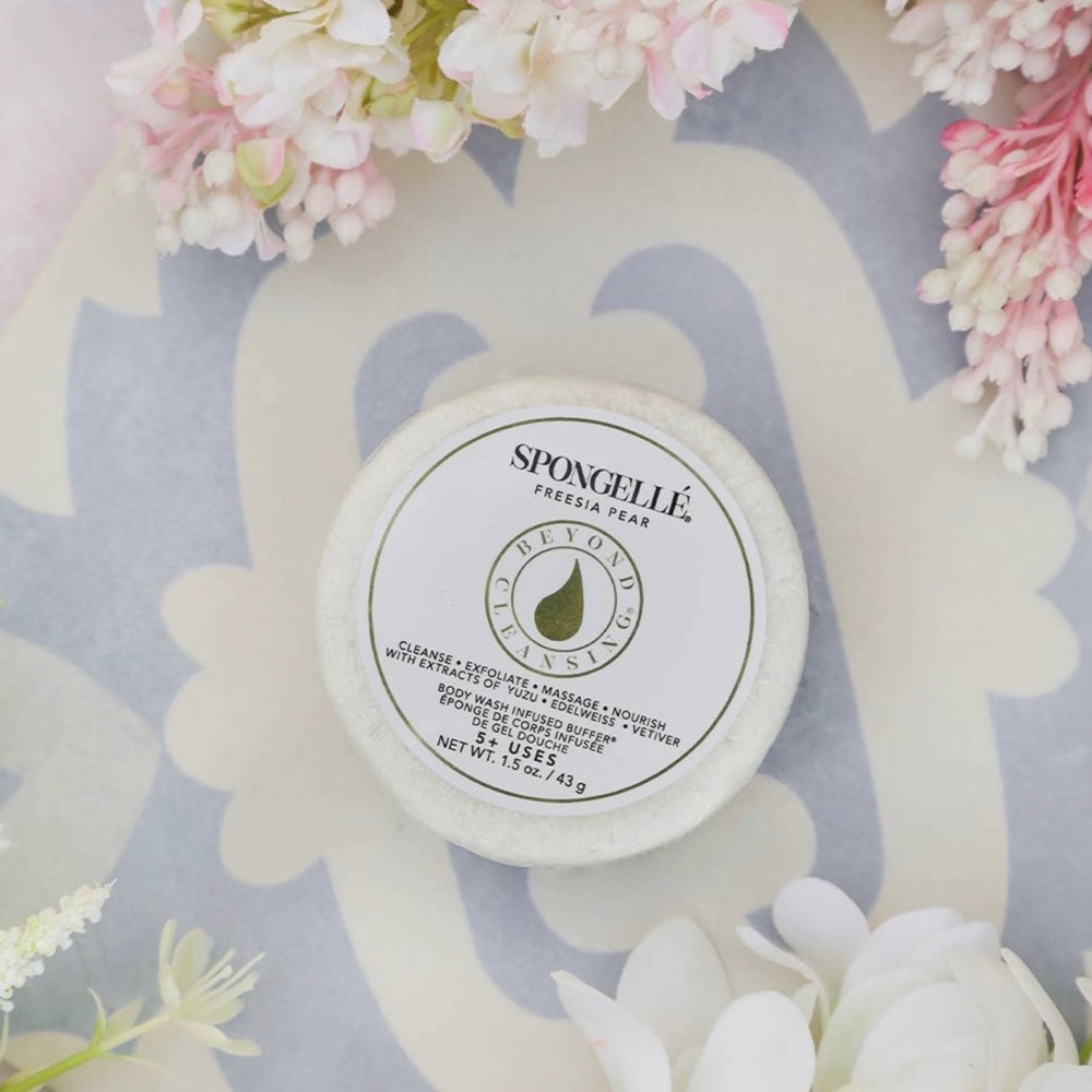 Freesia Pear Spongette Exfoliator Sponge